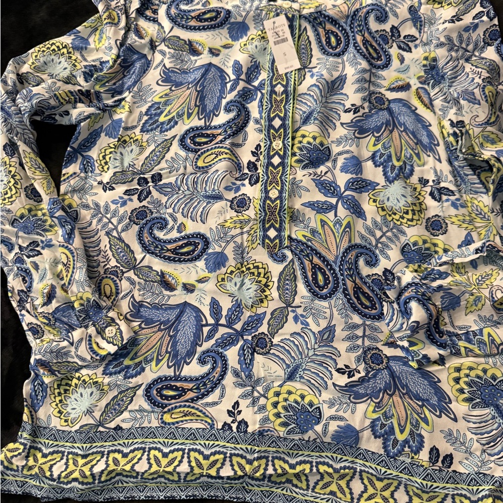 Floral Paisley Print Women's Top 3 pieces